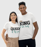 Queen And King of Soul And Heart Unisex Half Sleeve T-Shirts (Pack of 2)